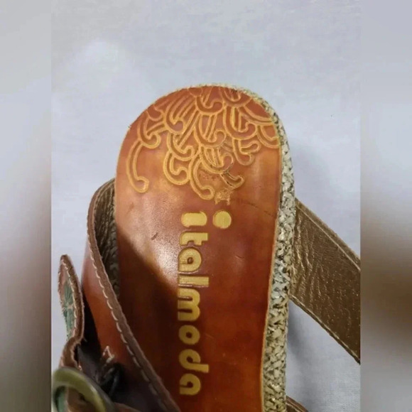 Italmoda designer leather heels - Size 37 European size = 6 womens US size - Picture 3 of 6